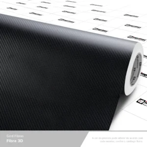 Adesivo Fibra Carbono 3D 1.40m