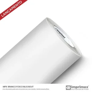 Adesivo MPX branco fosco blackout 1,06