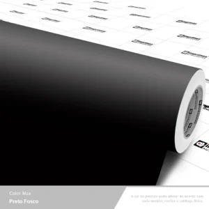 Adesivo Preto Fosco 1,22