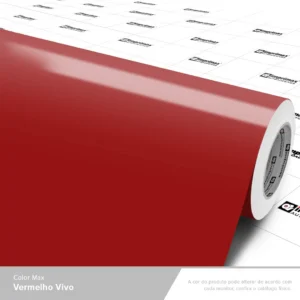 Adesivo Vermelho Vivo 1m