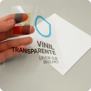 Adesivo transparente Impresso